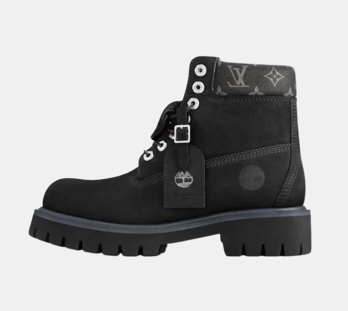 LouV x TB 6-Inch Boot schwarz Plateau