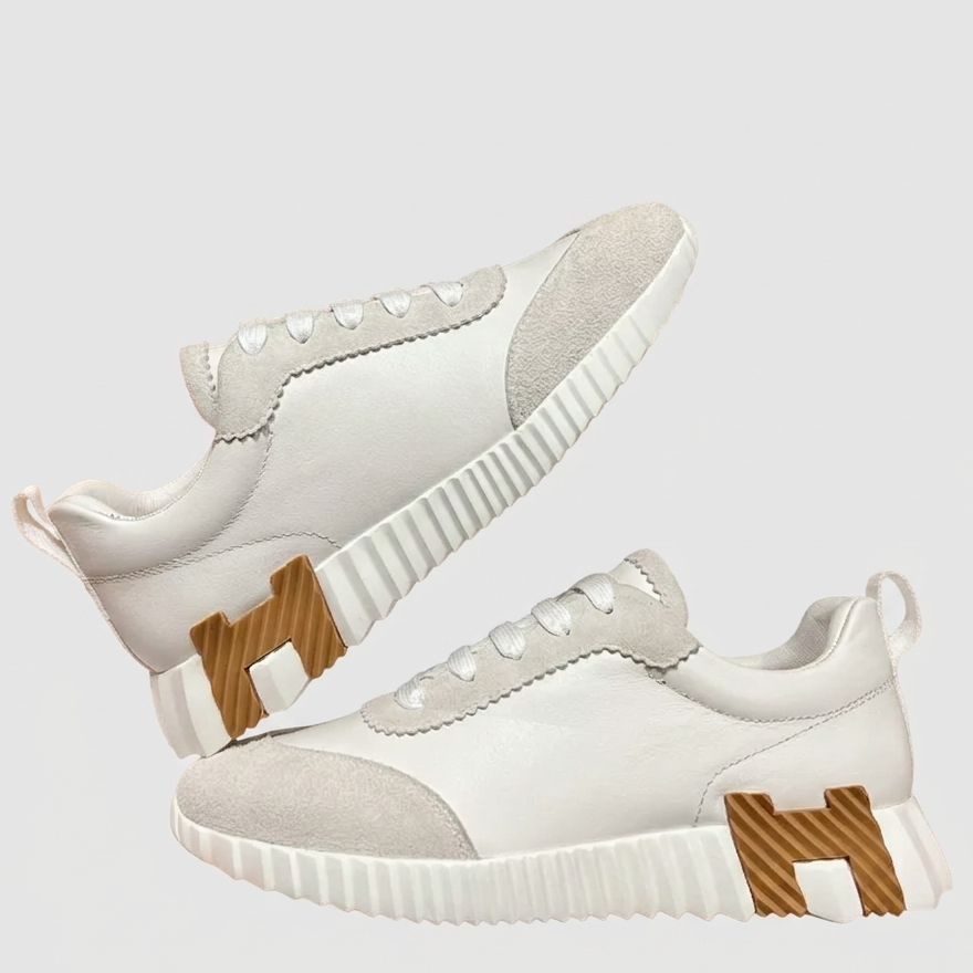 Bouncing Sneaker weiß/beige