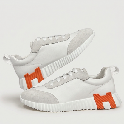 Bouncing Sneaker weiß/orange