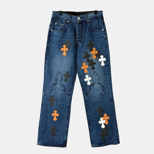 CH Cross-Patch Jeans (bunt) blau/bunt