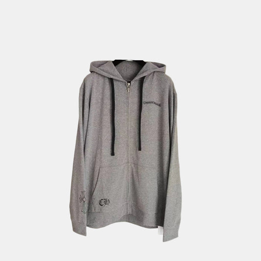 CH Zip-Hoodie grau
