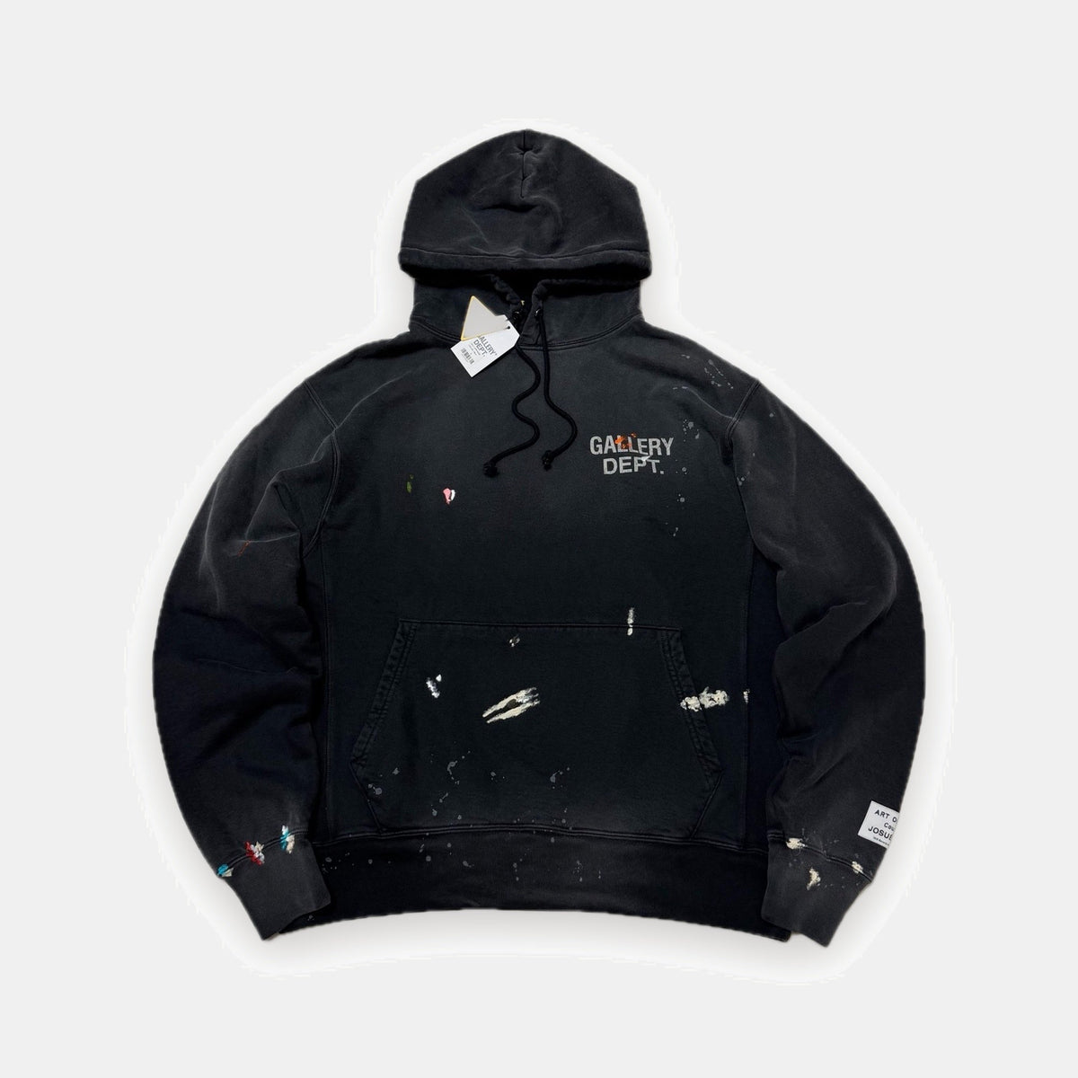 Dept Logo Hoodie schwarz