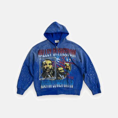 Freedom Hoodie blau