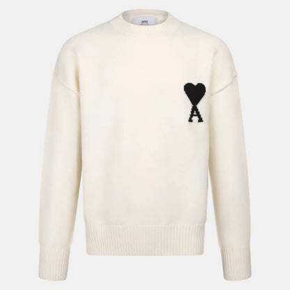 Heart Sweater cremeweiß