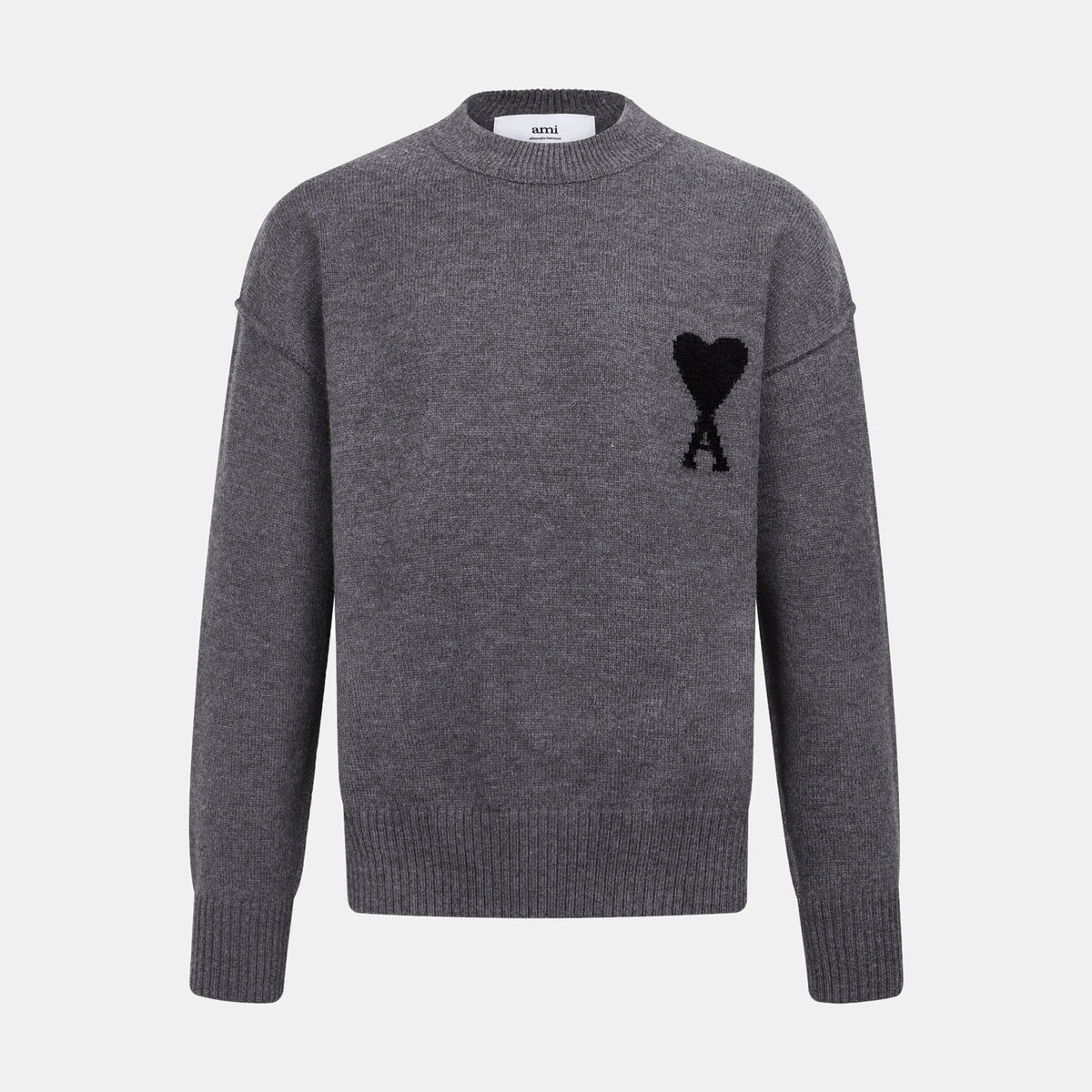 Heart Sweater grau