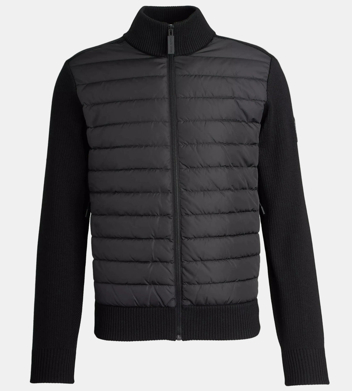 HyBridge Strickjacke schwarzes Label