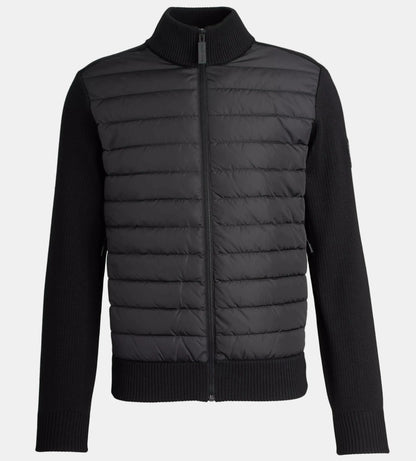 HyBridge Strickjacke schwarzes Label