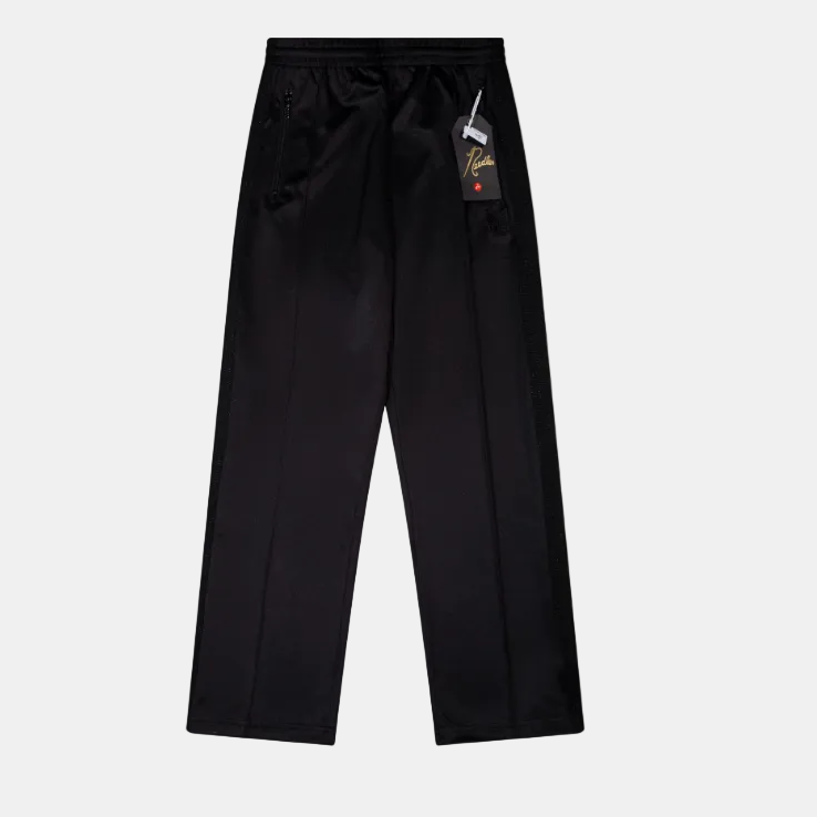 Nadel Streifen Jogginghose allblack