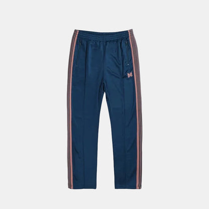 Nadel Streifen Jogginghose blau
