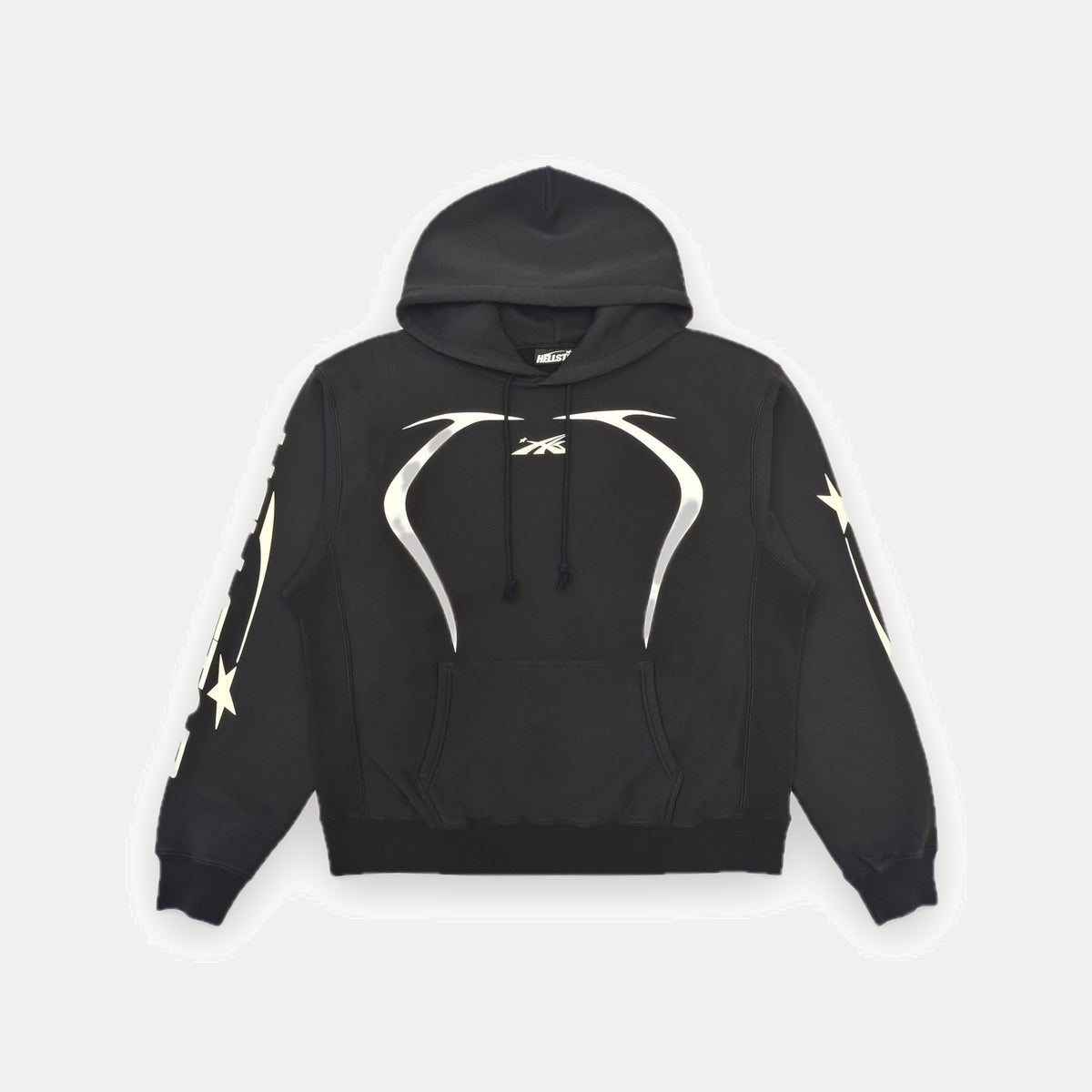 Star Flame Hoodie schwarz