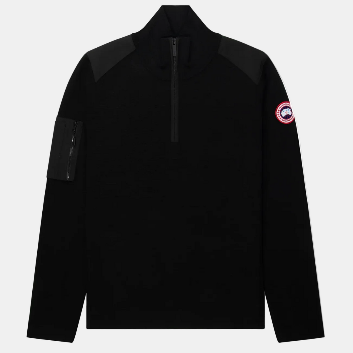 Stormont Quarter-Zip schwarz