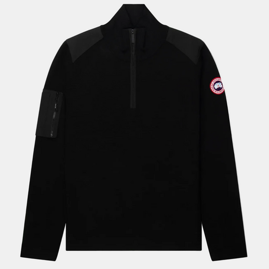 Stormont Quarter-Zip schwarz