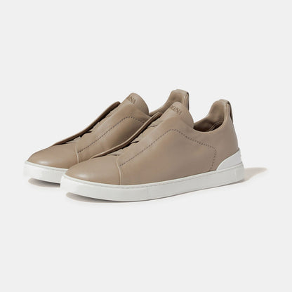 Triple Stitch Slipper beige