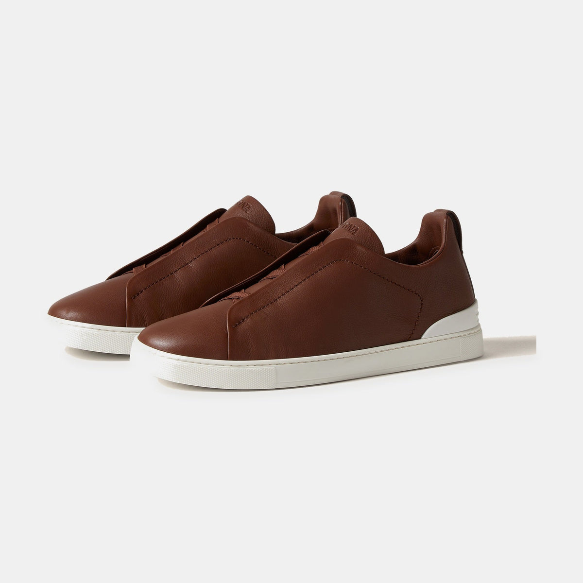 Triple Stitch Slipper braun