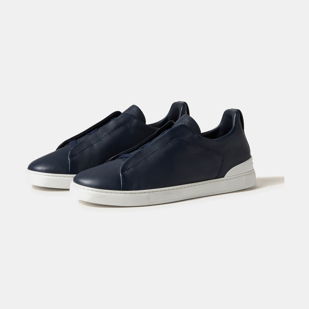 Triple Stitch Slipper navy
