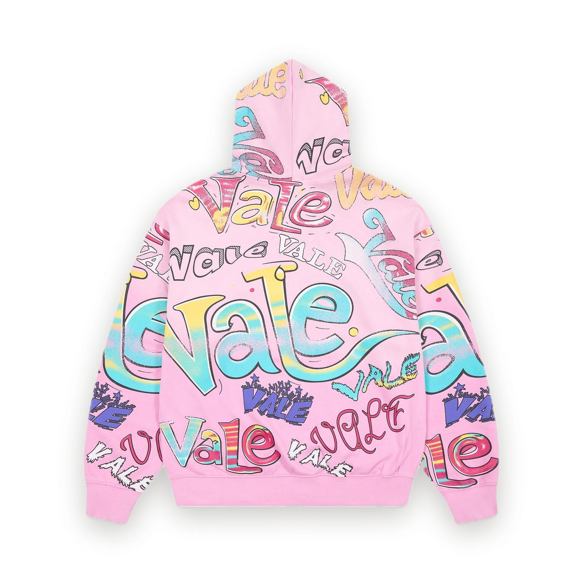 VD Allover Zip-Hoodie rosa 2