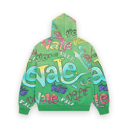 VD Allover Zip-Hoodie
