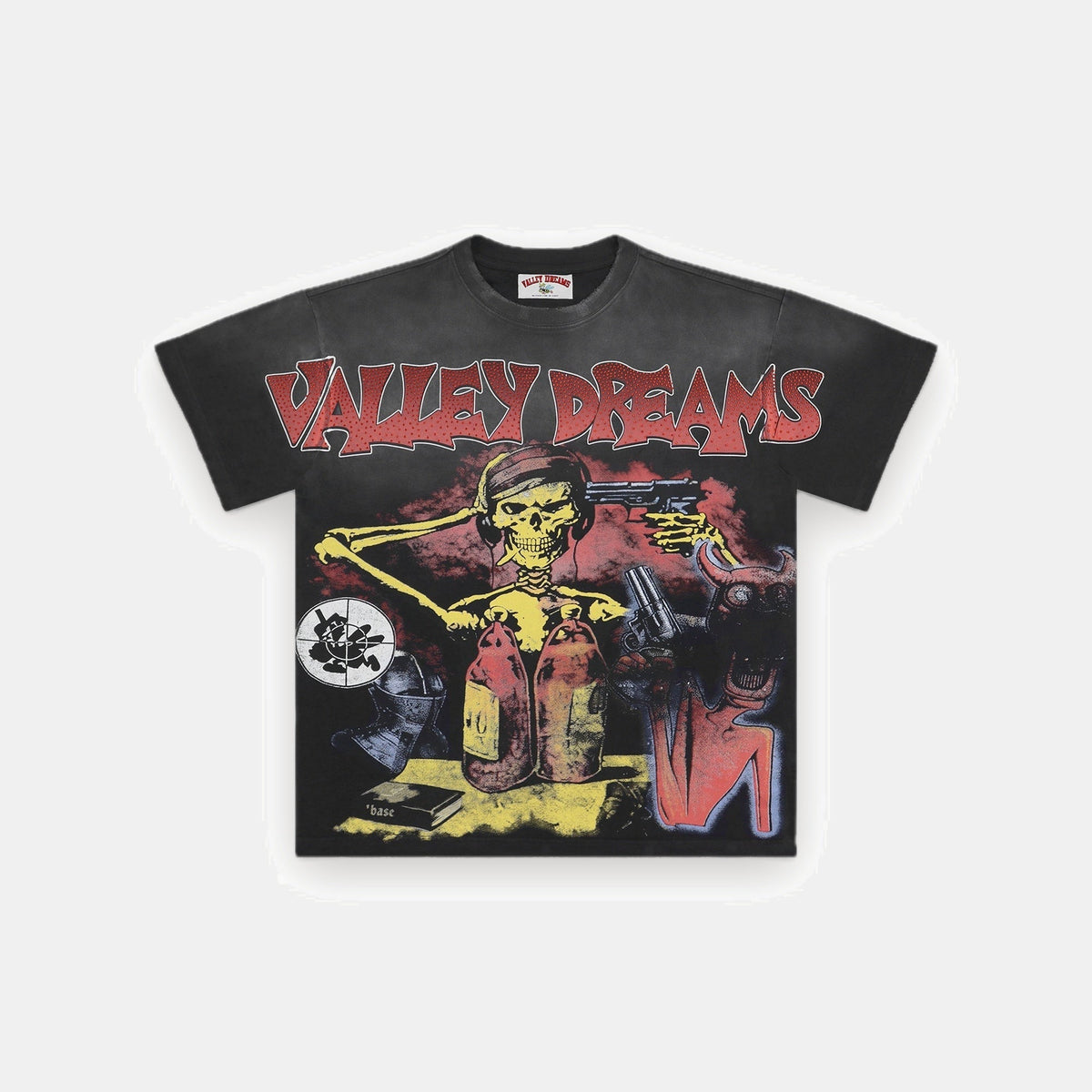 VD Skull T-Shirt schwarz