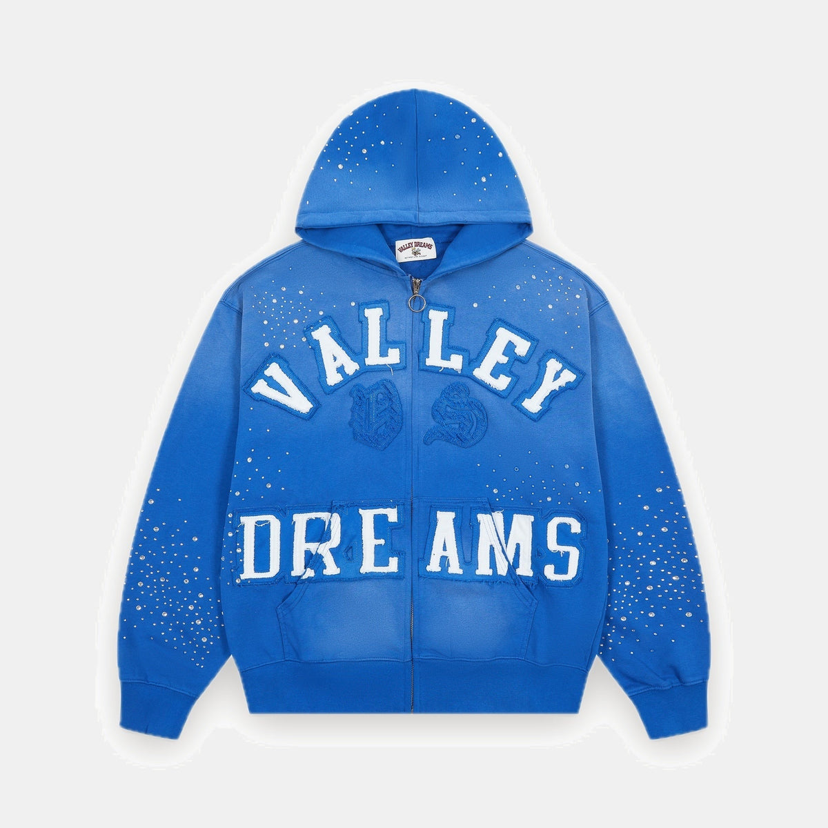 VD Zip-Hoodie blau