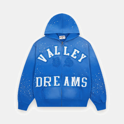 VD Zip-Hoodie blau