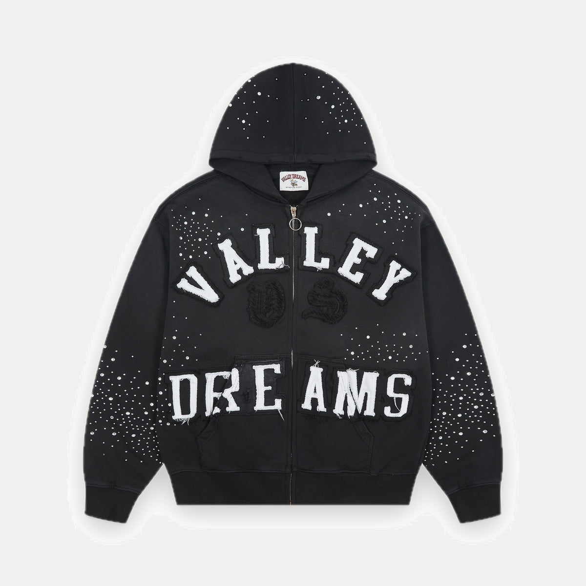VD Zip-Hoodie schwarz