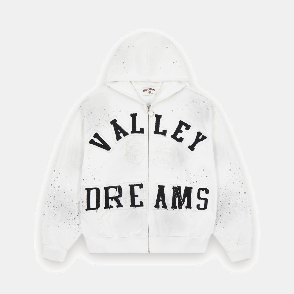 VD Zip-Hoodie weiß